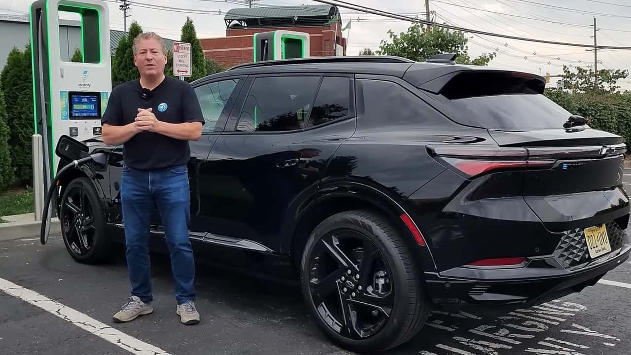chevrolet equinox ev charging test at three different dc fast chargers