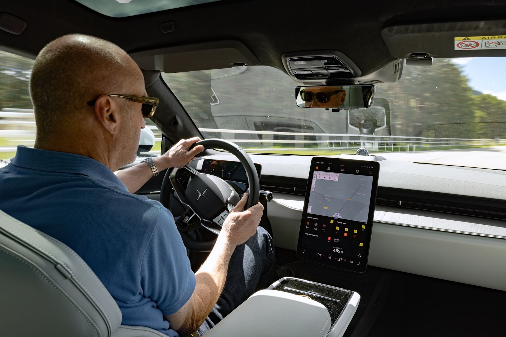 Производительность Polestar 5 в тесте: сейчас или никогда! 2 Polestar 5 Performance Cockpit
