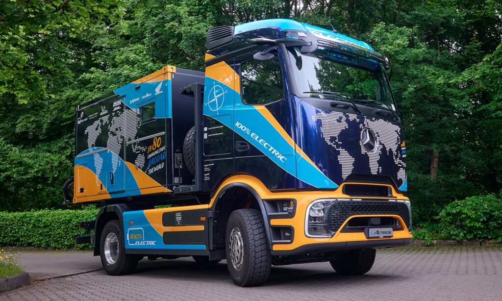 Заряженные электромобили | Elektrotrucker отправляется в кругосветное путешествие на электрогрузовике Mercedes eActros 600 2 Elektrotrucker sets off to circumnavigate the globe in a Mercedes eActros 600 electric truck